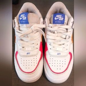 Nike W AF1 Air Force 1 Shadow [DZ1847-100] Women Casual Shoes White/Sundial